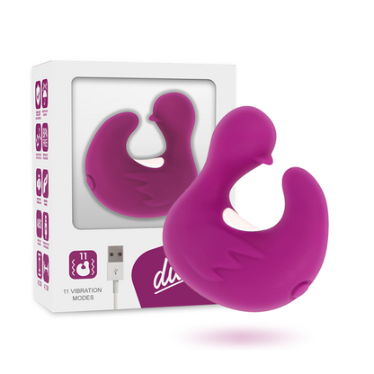 COVERME - DUCKYMANIA RECHARGEABLE SILICONE STIMULATING DUCK CLITORAL VIBRATOR