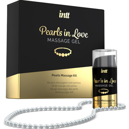 INTIMATE MASSAGE & ORAL SEX - LOVING PEARLS WITH PEARL NECKLACE AND SILICONE GEL