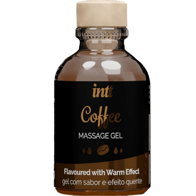 INTT MASSAGE & ORAL SEX - COFFEE FLAVORED MASSAGE GEL WITH HEATING EFFECT