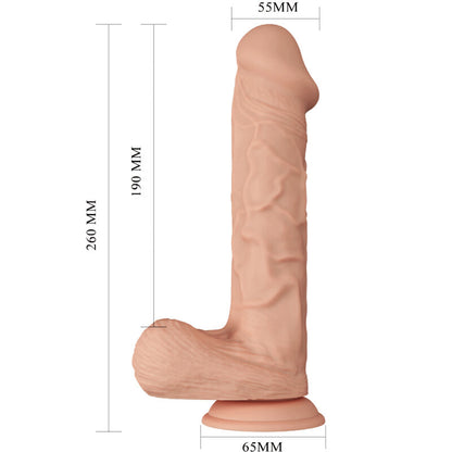 BAILE - BEAUTIFUL ENCOUNTER MOUNTAIN RISK FLEXIBLE REALISTIC DILDO 26 CM NATURAL