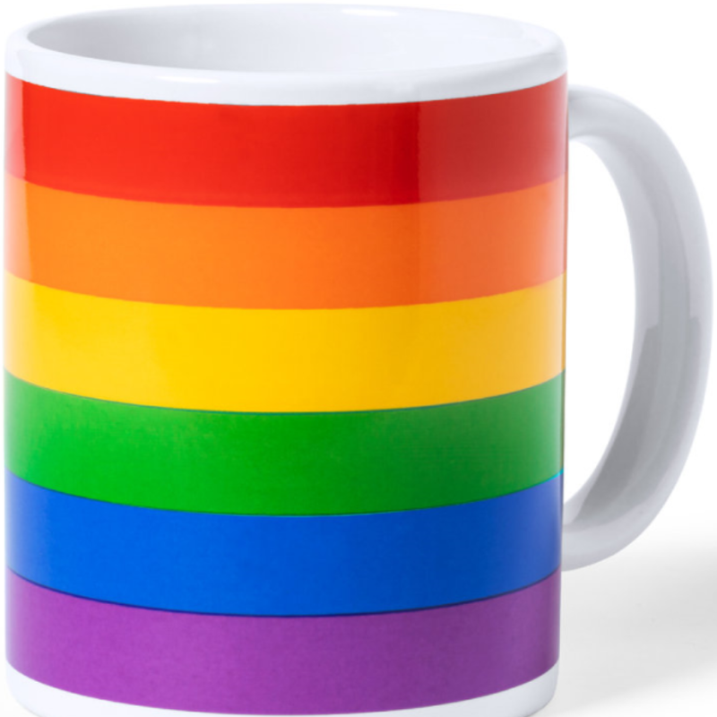 PRIDE - LGBT FLAG MUG IN SINGLE KRAFT BOX