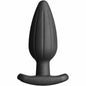 ELECTRASTIM - SILICONE BLACK ROCKER BUTT PLUG LGE