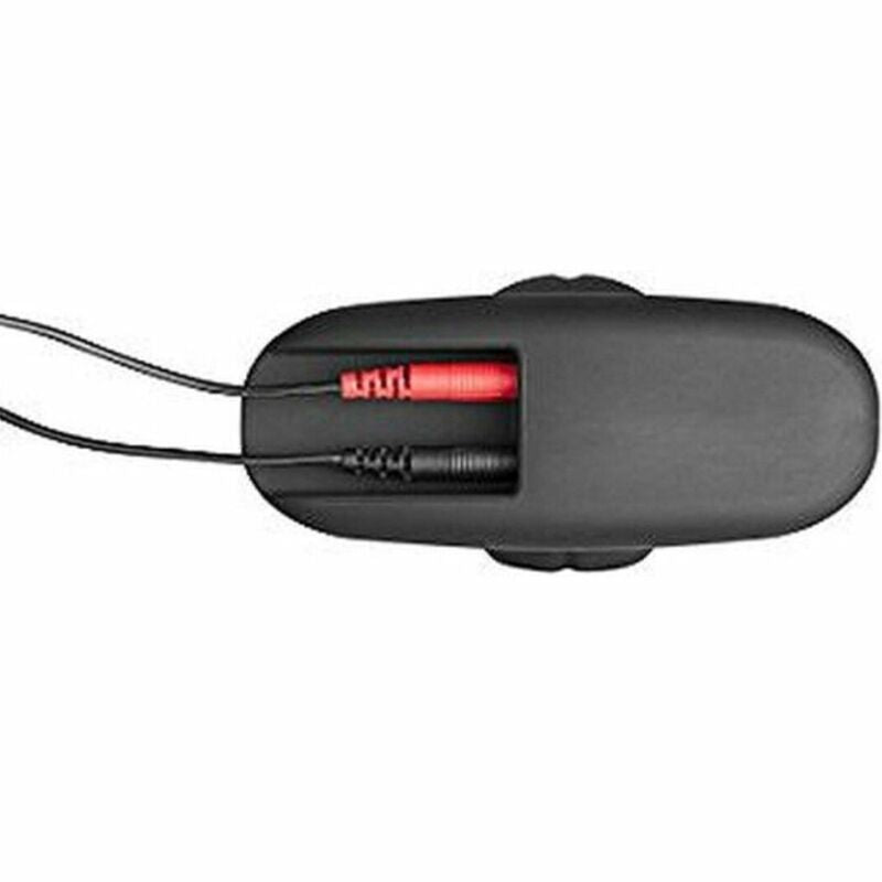 ELECTRASTIM - SILICONE BLACK ROCKER BUTT PLUG LGE