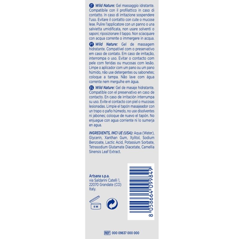 CONTROL - WILD NATURE MASSAGE GEL 3 IN 1 200 ML