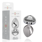 INTENSE - WHITE HEART ALUMINIUM METAL ANAL PLUG SIZE S