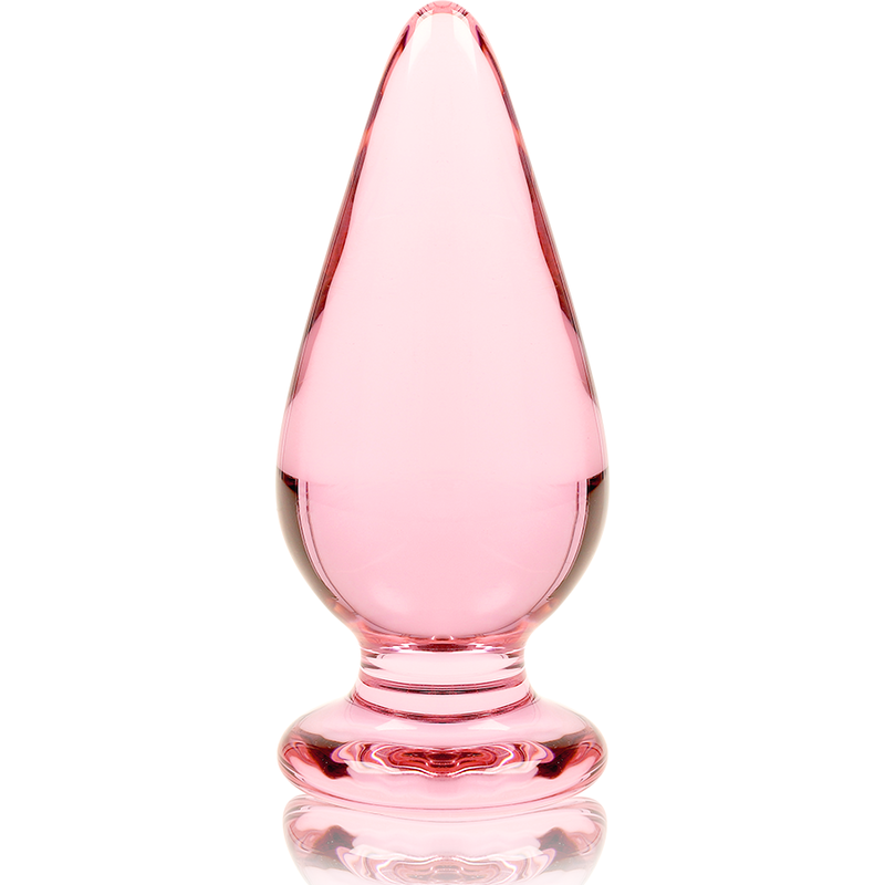 NEBULA SERIES BY IBIZA - MODEL 4 AN*L PLUG BOROSILICATE GLASS PINK 11 CM -Ø- 5 CM