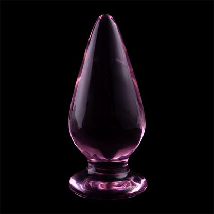 NEBULA SERIES BY IBIZA - MODEL 4 AN*L PLUG BOROSILICATE GLASS PINK 11 CM -Ø- 5 CM