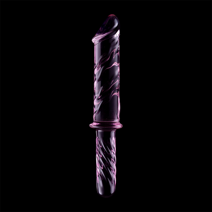 NEBULA SERIES BY IBIZA - MODELL 24 DILDO BOROSILIKATGLAS ROSA 28.5 CM -O- 5 CM