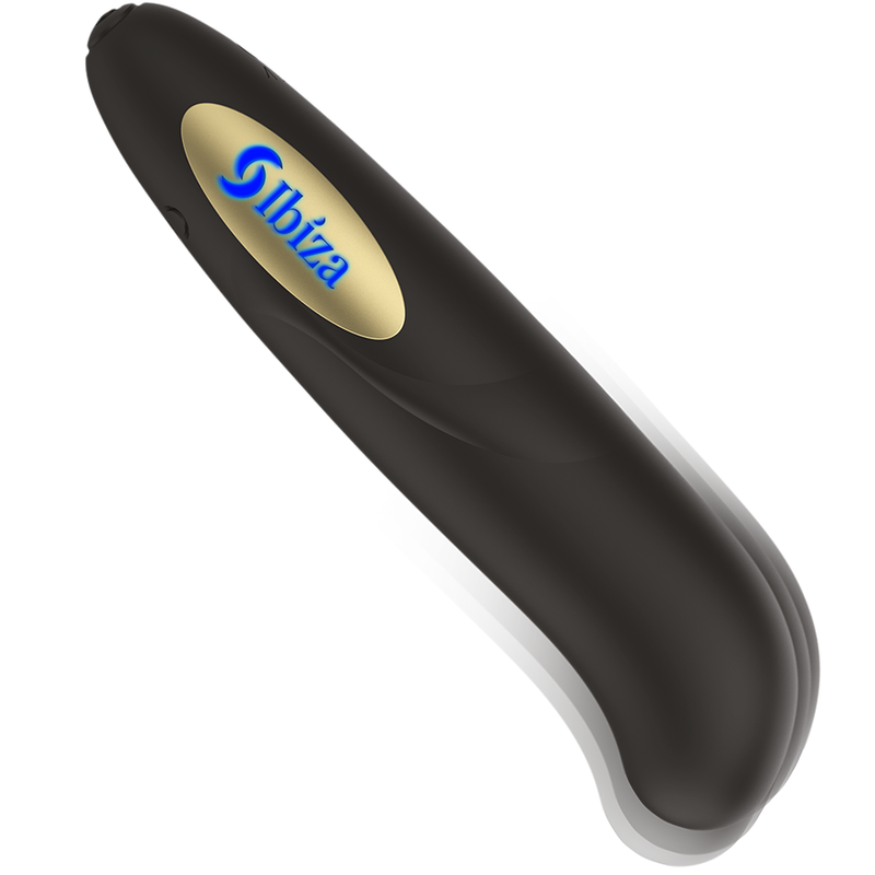 IBIZA - CLITORAL STIMULATOR USB CHARGER 10 VIBRATION MODES GOLDEN 13 X 2.9 CM