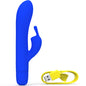 B SWISH - BWILD BUNNY INFINITE CLASSIC RECHARGEABLE BLUE SILICONE VIBRATOR
