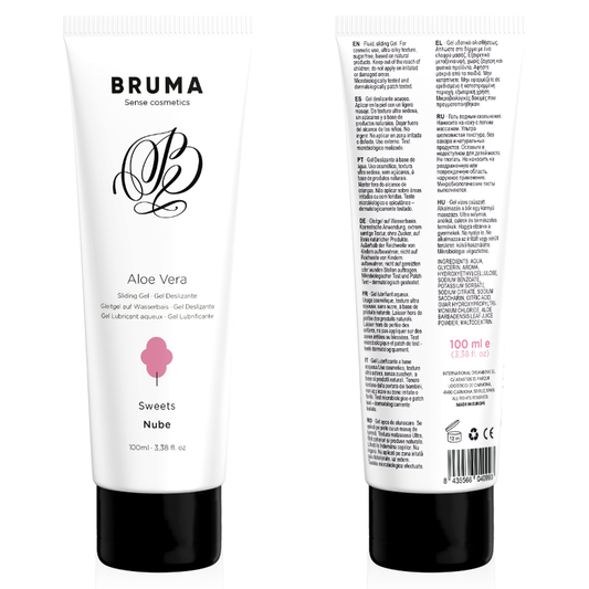 BRUMA - ALOE VERA LUBRICANT COTTON CANDY FLAVOR 100 ML