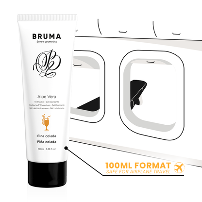 BRUMA - ALOE VERA LUBRICANT GEL PINA COLADA FLAVOR 100 ML