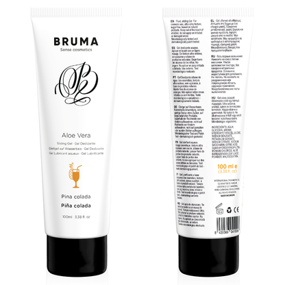 BRUMA - ALOE VERA LUBRICANT GEL PINA COLADA FLAVOR 100 ML