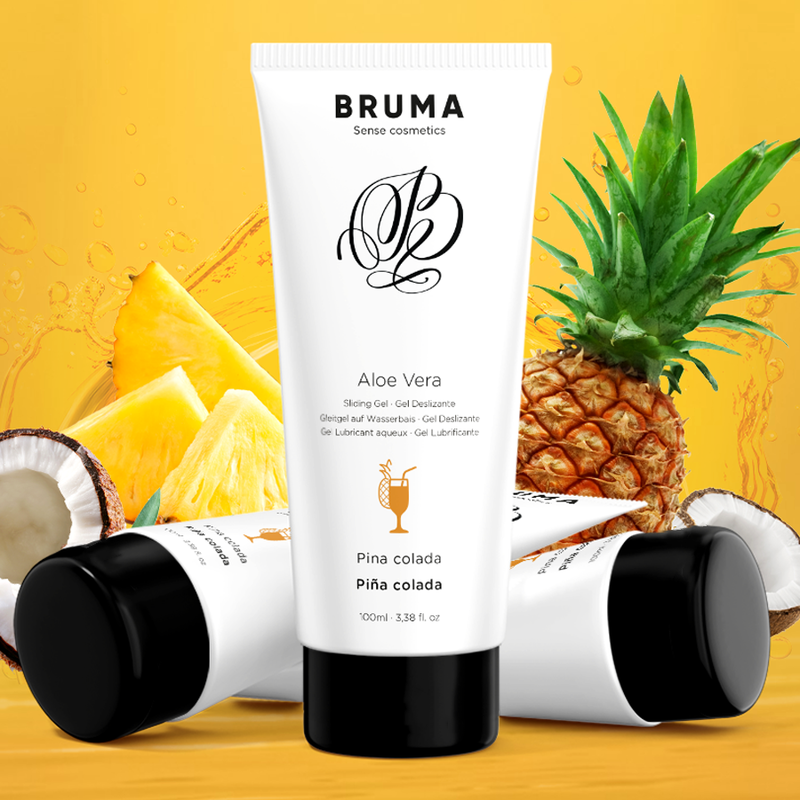 BRUMA - ALOE VERA LUBRICANT GEL PINA COLADA FLAVOR 100 ML