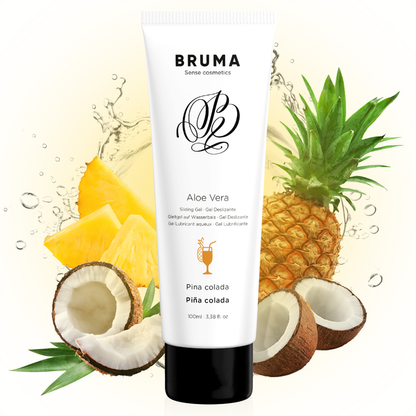 BRUMA - ALOE VERA LUBRICANT GEL PINA COLADA FLAVOR 100 ML