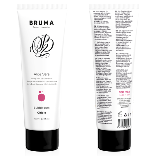 BRUMA - ALOE VERA LUBRICANT BUBBLEGUM FLAVOR 100 ML