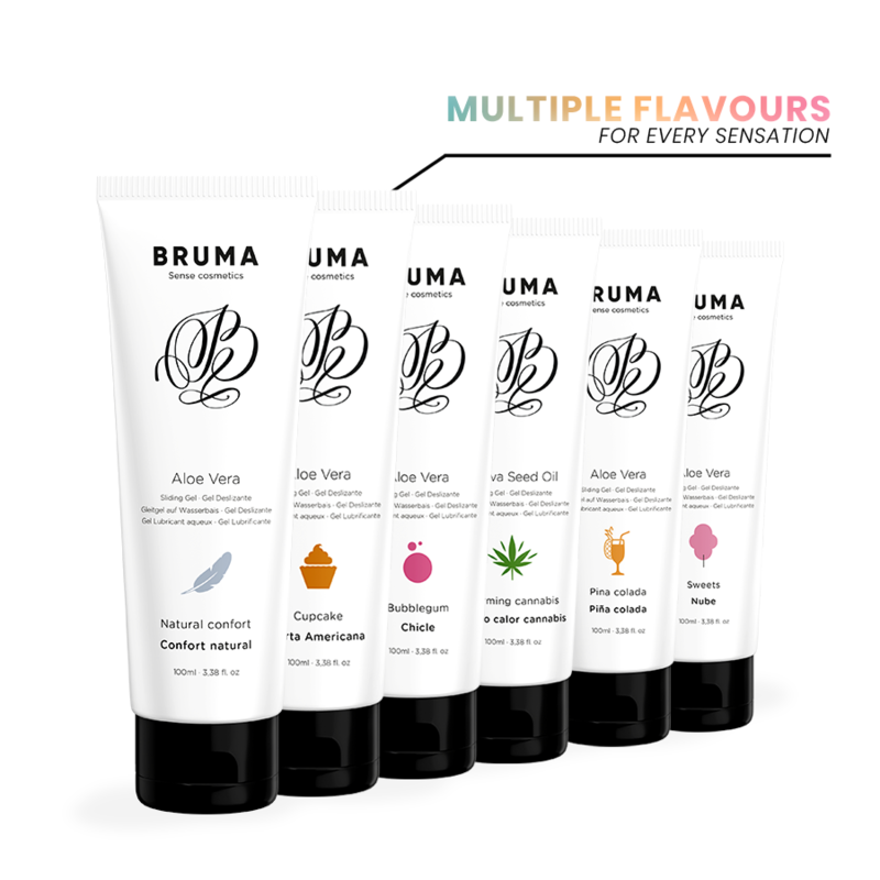 BRUMA - ALOE VERA LUBRICANT GEL PINA COLADA FLAVOR 100 ML