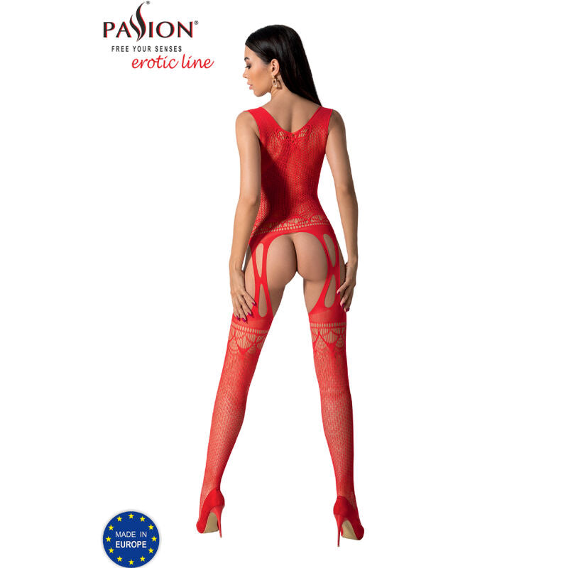 PASSION - BS099 RED BODYSTOCKING, ONE SIZE