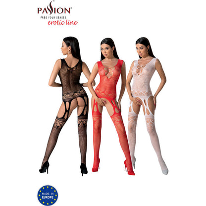 PASSION - BS099 RED BODYSTOCKING, ONE SIZE