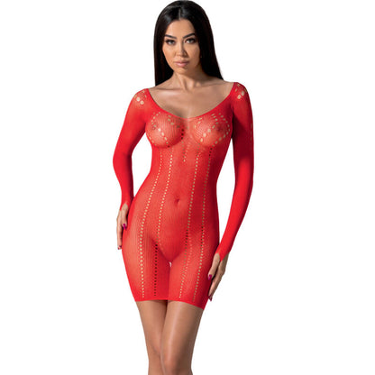 PASSION - BS101 RED BODY STOCKING, ONE SIZE