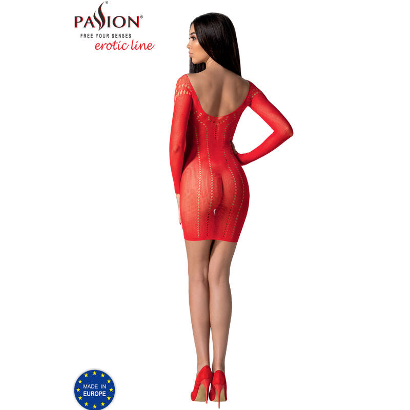 PASSION - BS101 RED BODY STOCKING, ONE SIZE