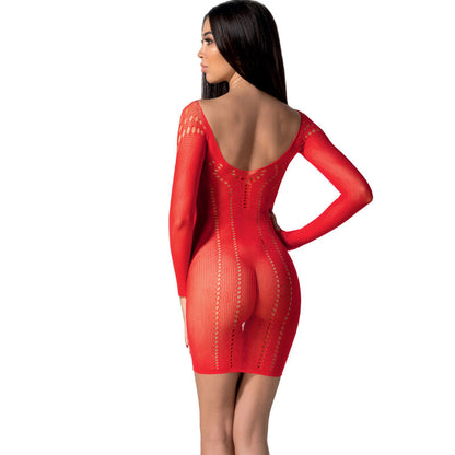PASSION - BS101 RED BODY STOCKING, ONE SIZE