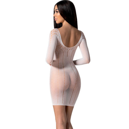 PASSION - BS101 WHITE BODYSTOCKING, ONE SIZE