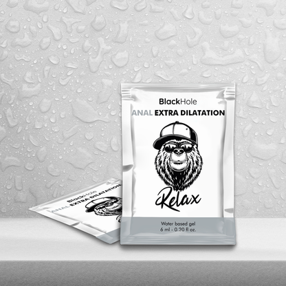 BLACK HOLE - WATER-BASED GEL EXTRA DILATATION 6 ML SINGLE DOSE