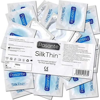 PASANTE - CONDOMS SILK THINNEST 144 UNITS