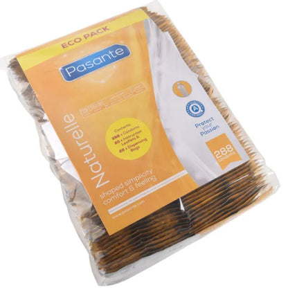 PASANTE - CONDOMS ECO PACK NATURAL POUCH 288 UNITS