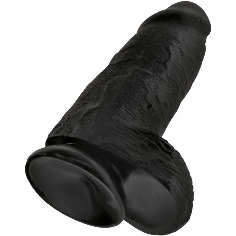 KING COCK - POLLIGER REALISTIC PENIS 23 CM BLACK