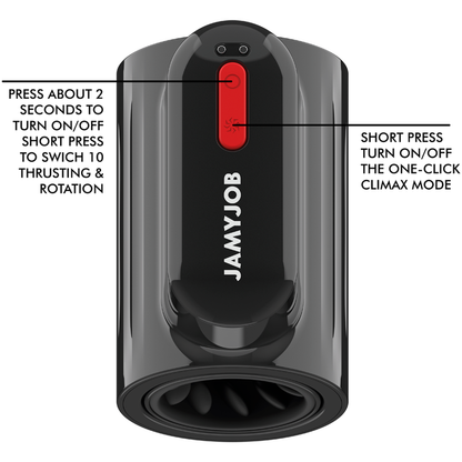 JAMYJOB - VORTEX THRUST AND 360-ROTATING TECH TURBO MODE MASTURBATOR