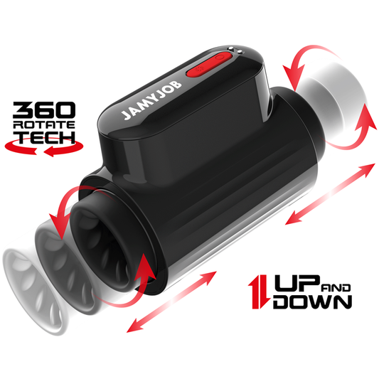 JAMYJOB - VORTEX THRUST AND 360-ROTATING TECH TURBO MODE MASTURBATOR