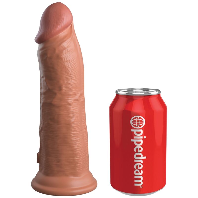 KING COCK - ELITE REALISTIC SILICONE DILDO 8 INCH CARAMEL