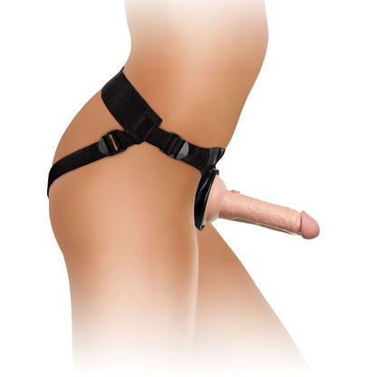 KING COCK - ELITE ADJUSTABLE HARNESS WITH DILDO 6 INCHES FOR BEGINNERS