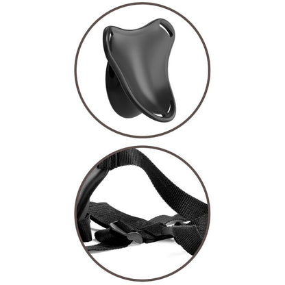 KING COCK - ELITE ADJUSTABLE HARNESS WITH DILDO 6 INCHES FOR BEGINNERS