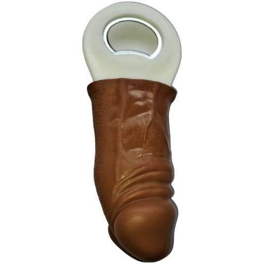DIABLO PICANTE? PENIS-SHAPED, MADE OF BROWN RUBBER