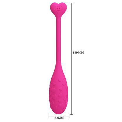 PRETTY LOVE - APP-CONTROLLED PINK FISHER VIBRATION EGG