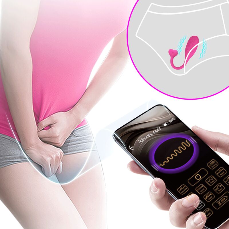 PRETTY LOVE - APP-CONTROLLED PINK FISHER VIBRATION EGG