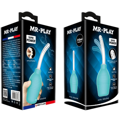 MR PLAY - ANAL BULB BLUE RUBBER DOUCHE