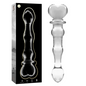 NEBULA SERIES BY IBIZA - MODEL 21 DILDO BOROSILICATE GLASS CLEAR 20.5 CM -Ø- 3.5 CM