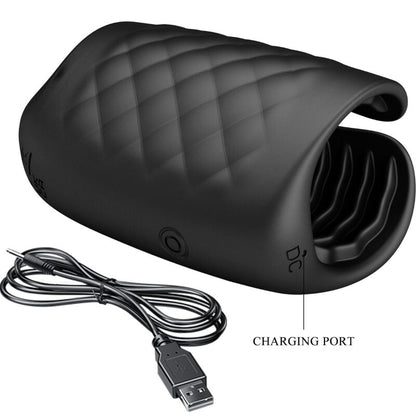 PRETTY LOVE - MANUAL MASTURBATOR FOR GLANS RECHARGEABLE VIBRATOR