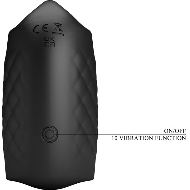PRETTY LOVE - MANUAL MASTURBATOR FOR GLANS RECHARGEABLE VIBRATOR