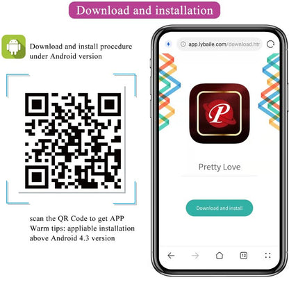 PRETTY LOVE - CATALINA PINK RECHARGEABLE VIBRATING EGG APP