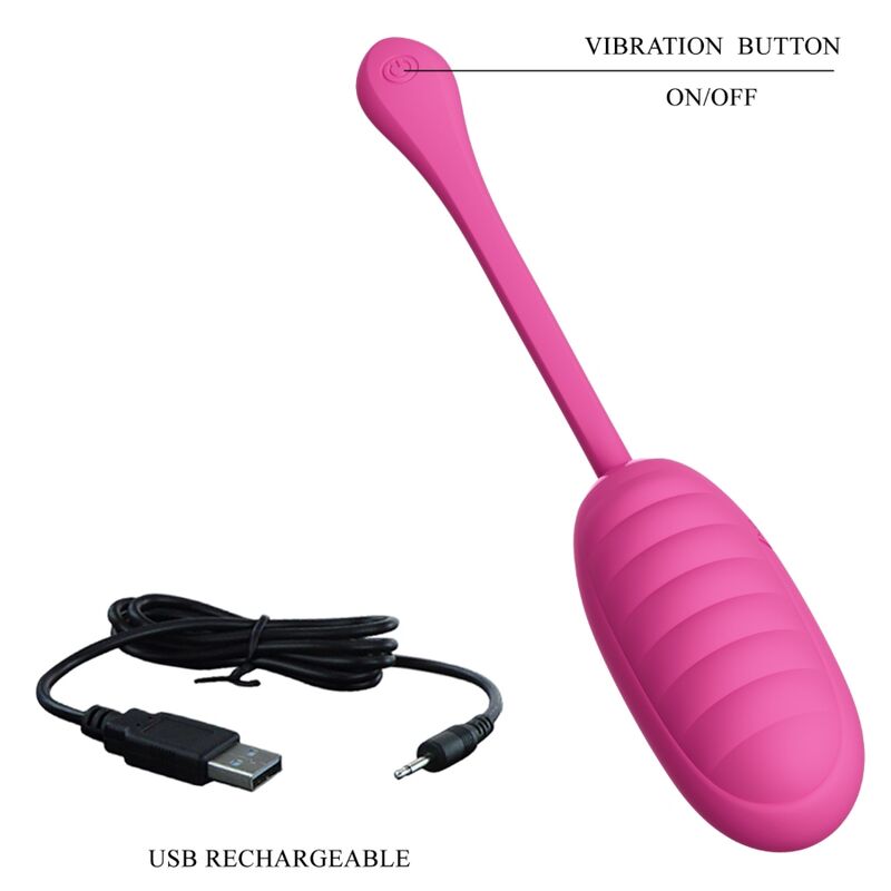 PRETTY LOVE - CATALINA PINK RECHARGEABLE VIBRATING EGG APP