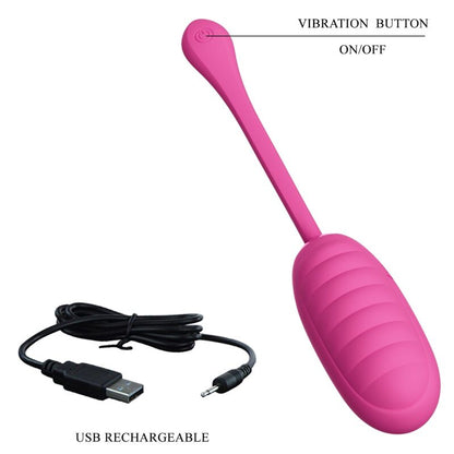 PRETTY LOVE - CATALINA PINK RECHARGEABLE VIBRATING EGG APP