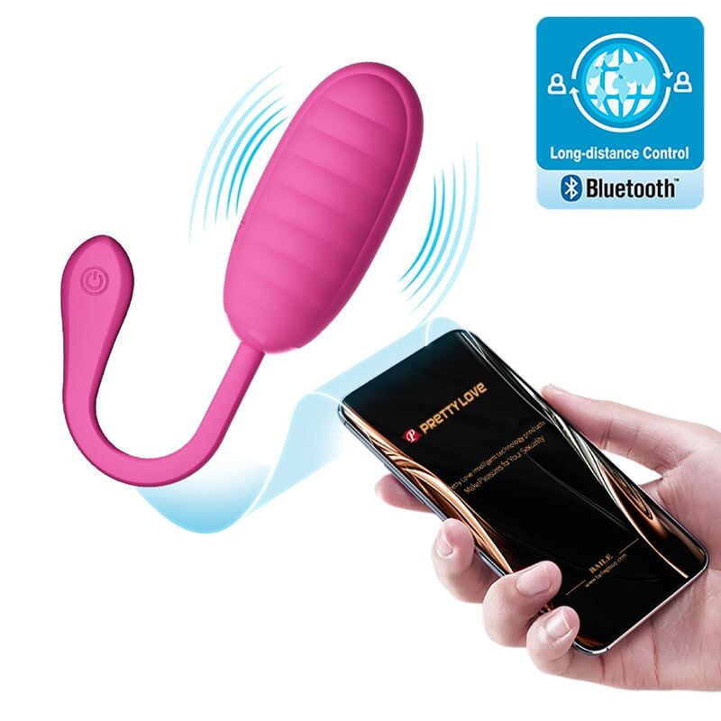PRETTY LOVE - CATALINA PINK RECHARGEABLE VIBRATING EGG APP