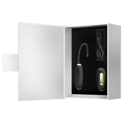 PRETTY LOVE - DOREEN LUXURY RECHARGEABLE VIBRATING EGG BLACK WITH REMOTE CONTROL