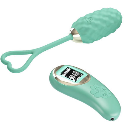 PRETTY LOVE - VIVIAN GREEN VIBRATING EGG WITH REMOTE CONTROL
