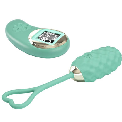 PRETTY LOVE - VIVIAN GREEN VIBRATING EGG WITH REMOTE CONTROL